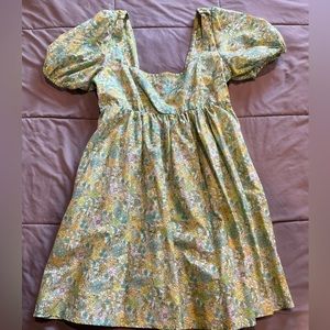 Show Me Your Mumu Floral Babydoll Dress Size XL